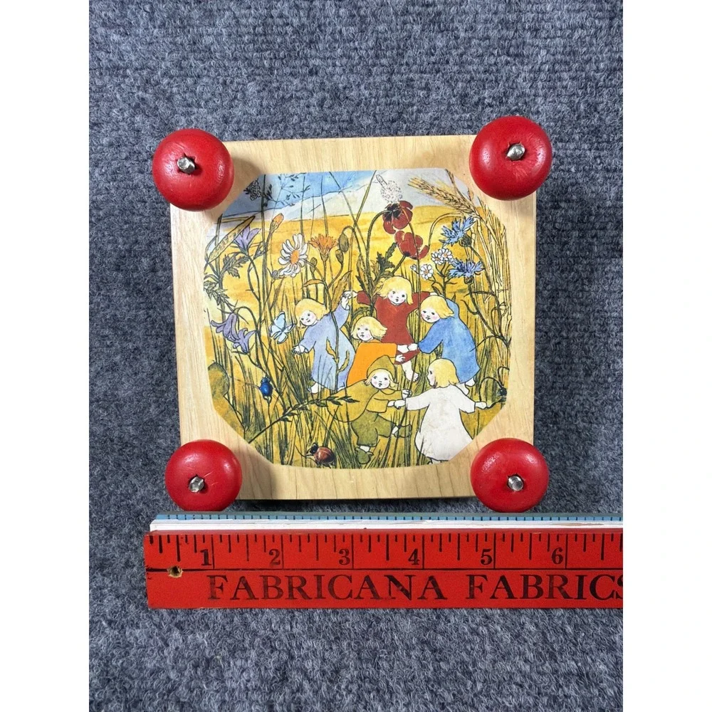 Hearth Song Root Children Wooden Flower Press Vintage 1993 Sibylle von Olfers
